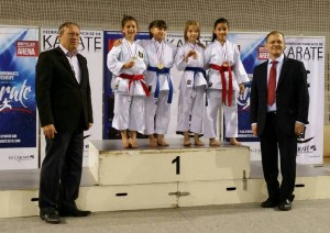 Podium coupe de france pupilles